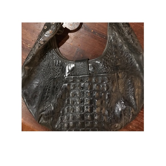 🦓Raviani Zebra/Croc Embossed Leather and Hide Bag - Picture 2 of 4